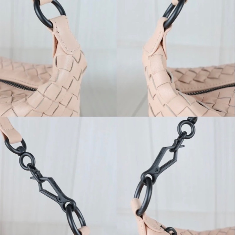 「JL精品代購」極新 BV 粉色飯盒包-5