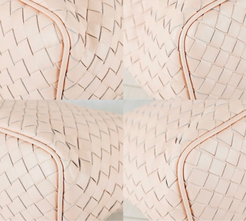 「JL精品代購」極新 BV 粉色飯盒包-8