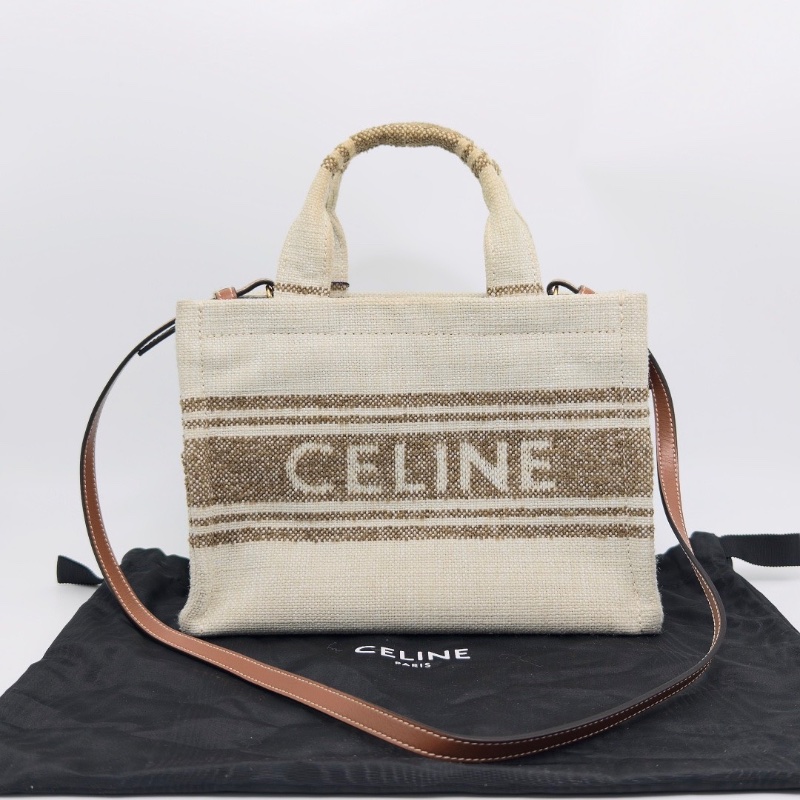 CELINE CabasThais 手提肩背斜背托特包 25.5*18*14 98新配件塵袋-1