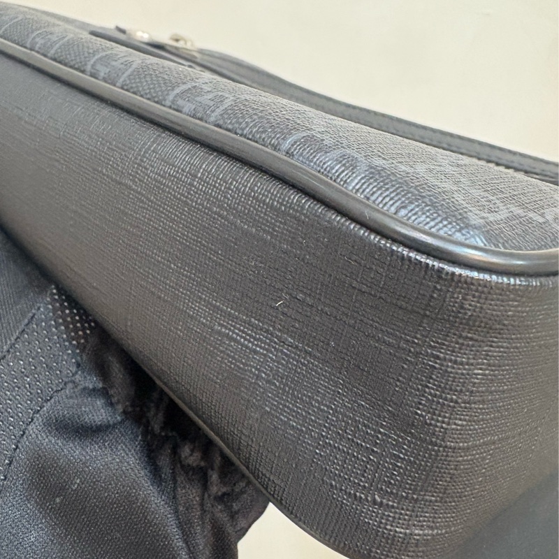 GUCCI Supreme帆布腰包 藍紅藍-5