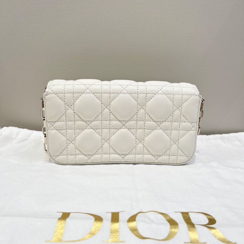 DIOR DiorTalk白金肩背斜背手機包18*10*3.5 98新配件塵袋-6