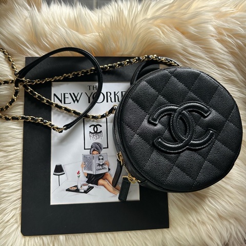香奈兒圓餅斜背包