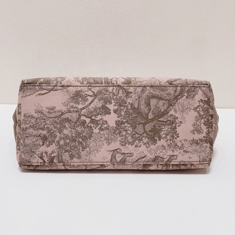 DIOR 粉色動物園系列尼龍飯盒包13*22*10 98新配件塵袋-2