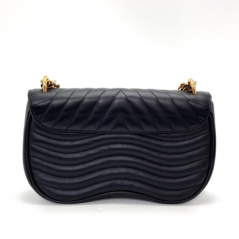 LV 限量款 NewWave黑金徽章手提肩背斜背包25*16*6 98新配件盒子塵袋-6