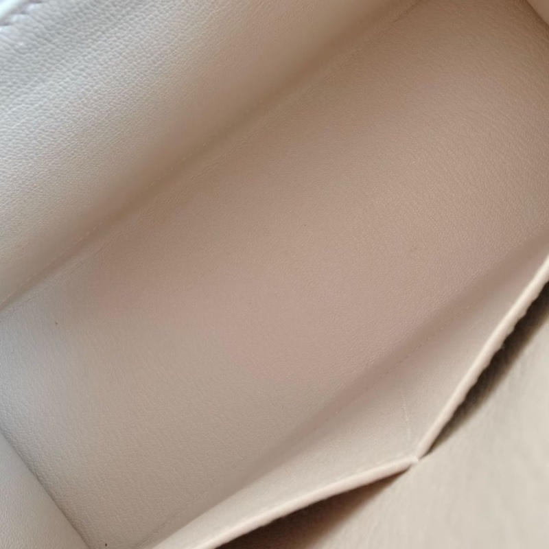 Hermes拼色Kelly28 k28 奶昔白拼唇膏粉 epsom皮 馬蹄印 拉絲金扣28*21*10 98新配件塵袋鑰匙鎖-2