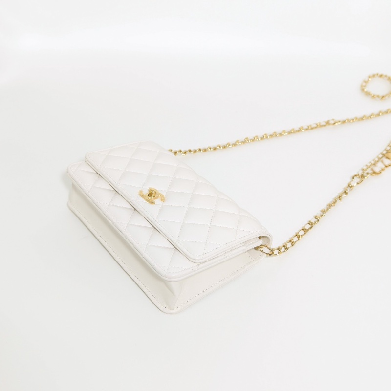 Chanel 24P白金愛心woc包 19*12*5 99新配件盒子塵袋-1