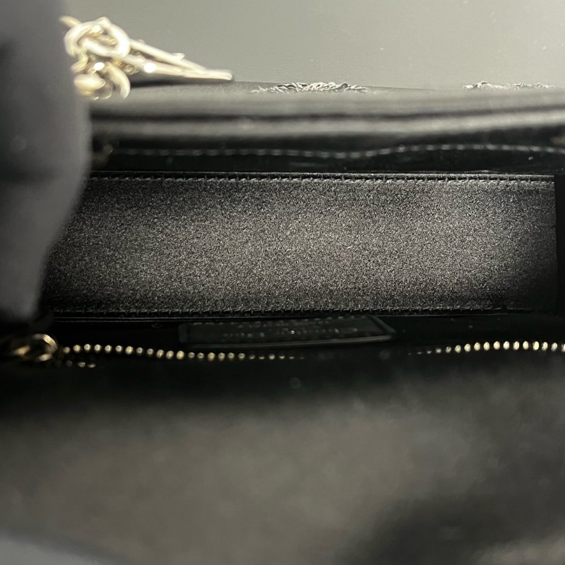 Dior 限量款花朵 秀款mini三格綢緞黛妃包17*2*14 99新配件塵袋-2