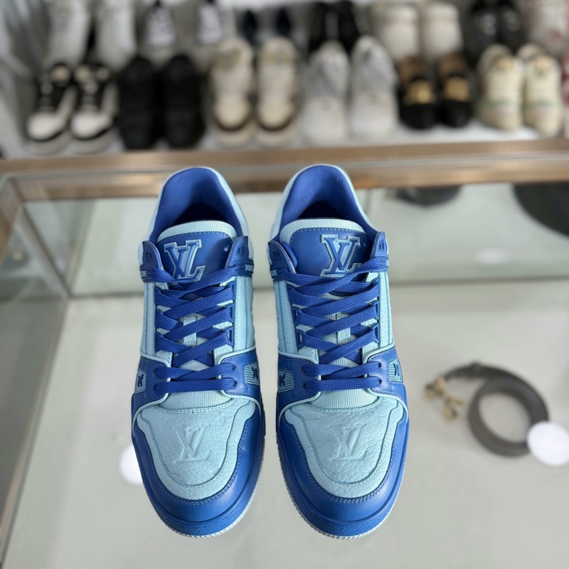 Louis Vuitton lv trainer 冰川藍 41碼 男鞋 99新-1