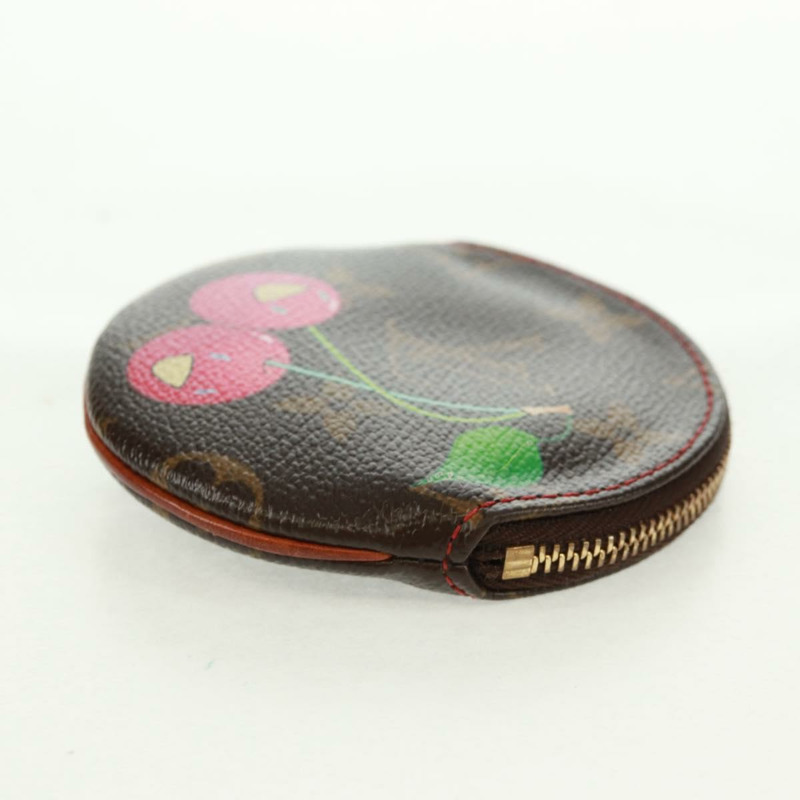 【日本直送】路易威登 Monogram Cherry Porte Monnaie Ron 零錢包 M95043 正品 163404V-3