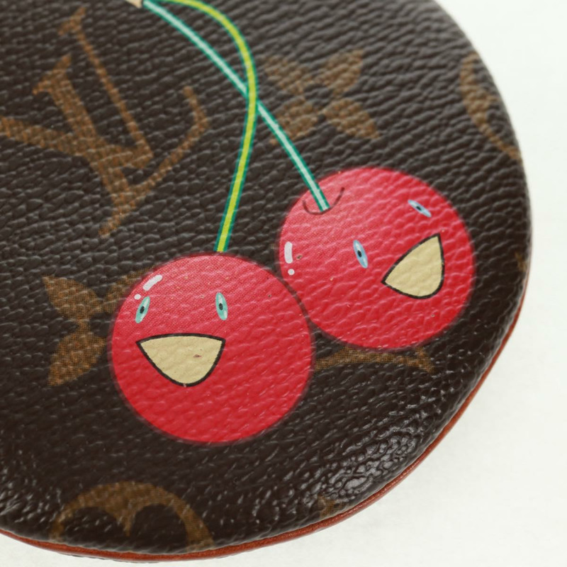 【日本直送】路易威登 Monogram Cherry Porte Monnaie Ron 零錢包 M95043 正品 163404V-8