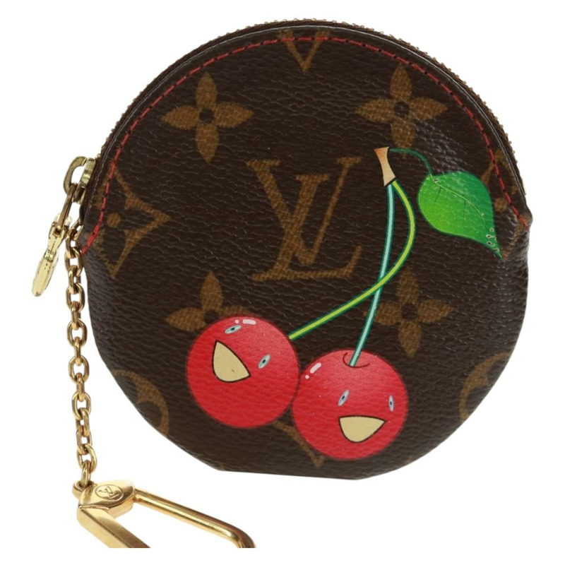 【日本直送】路易威登 Monogram Cherry Porte Monnaie Ron 零錢包 M95043 正品 163404V-12