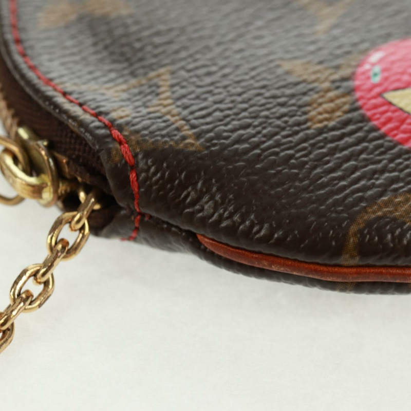 【日本直送】路易威登 Monogram Cherry Porte Monnaie Ron 零錢包 M95043 正品 163404V-13