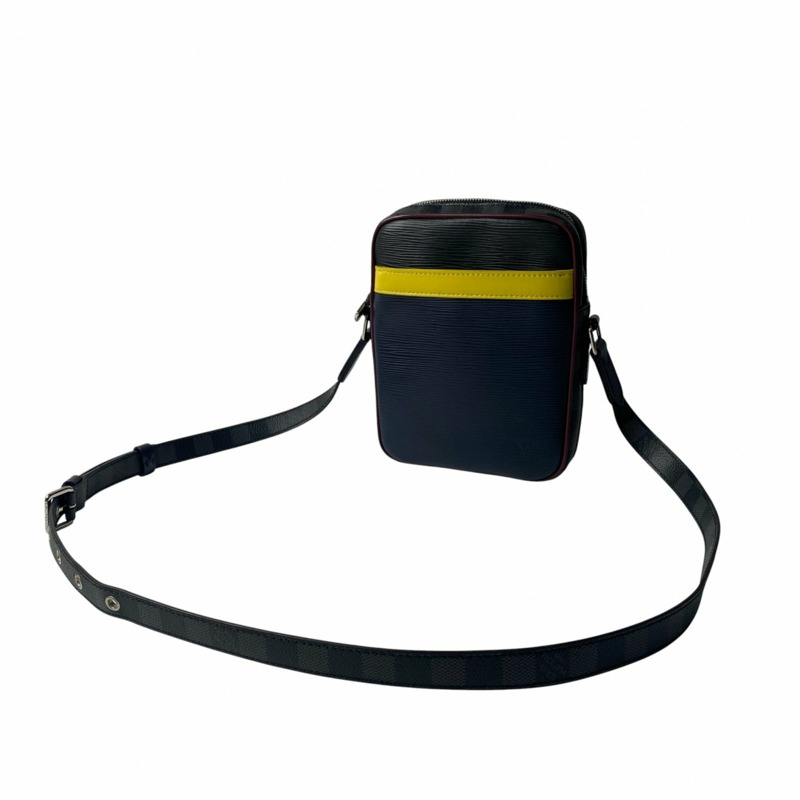 路易威登 男士 Epi Damier Danube 單肩包/手拿包 M55100 FO2109 斜背包-1