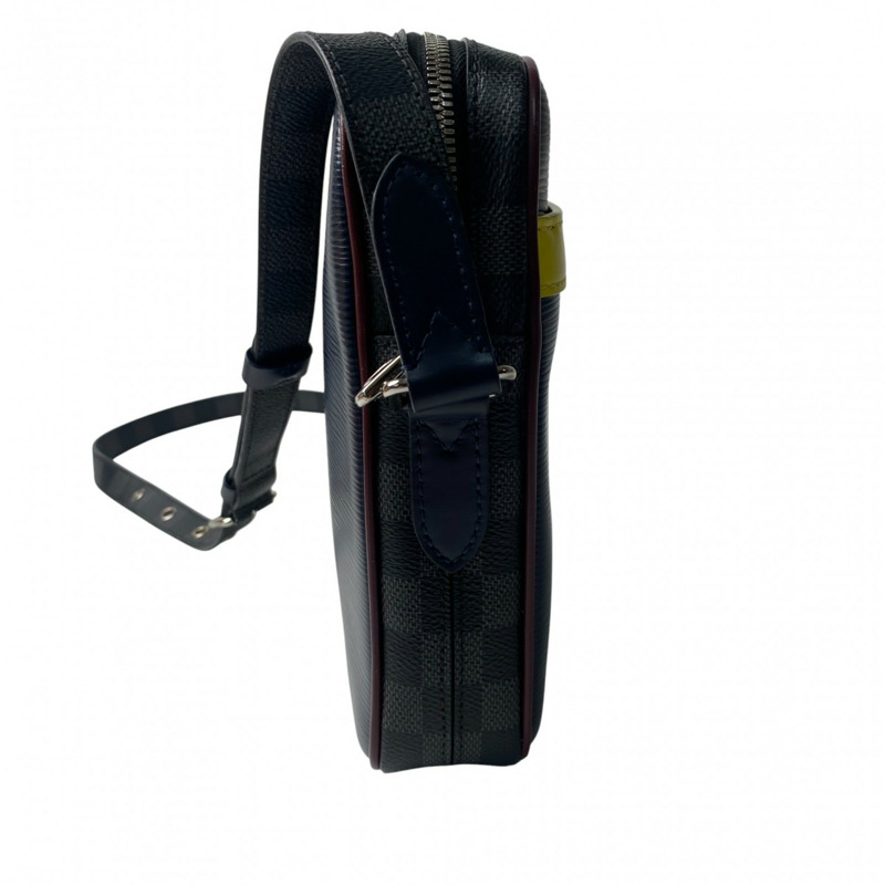 路易威登 男士 Epi Damier Danube 單肩包/手拿包 M55100 FO2109 斜背包-4