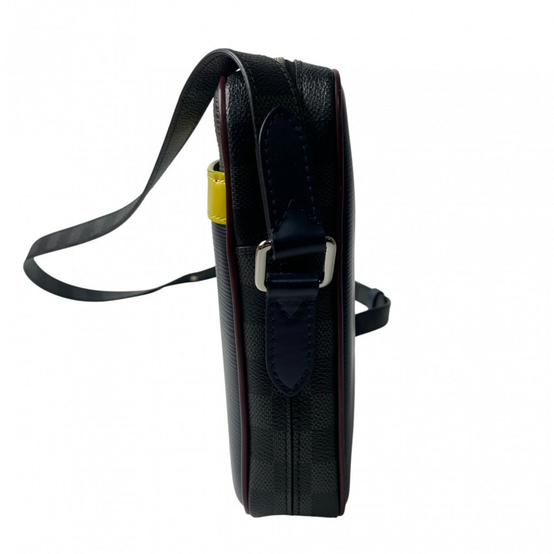 路易威登 男士 Epi Damier Danube 單肩包/手拿包 M55100 FO2109 斜背包-5