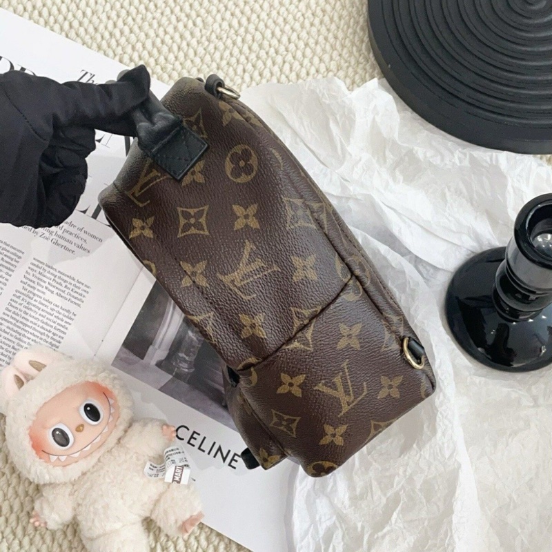 【全網最低價✨95%新✨有塵袋】LV Palm Springs 老花 mini小書包 | 雙肩包 CE8912-3