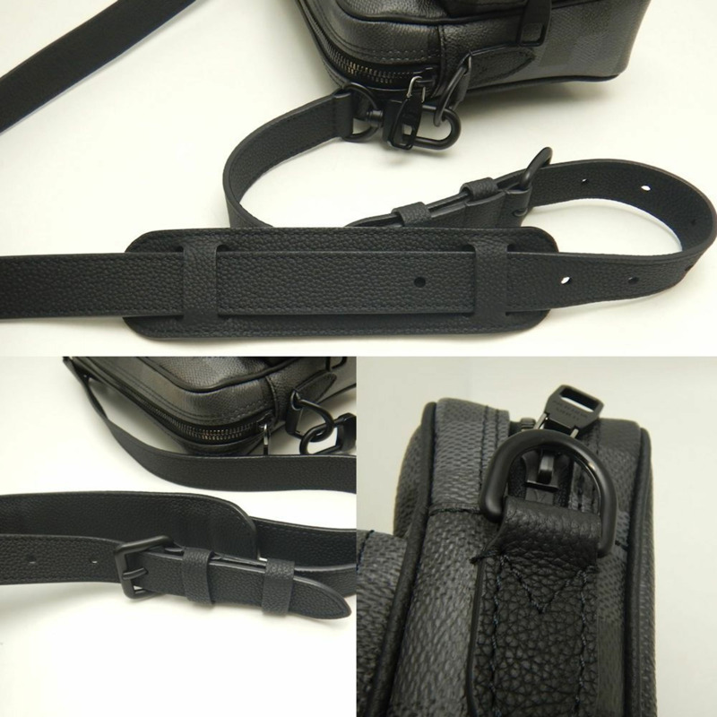 路易威登 Damouflage Nile 肩背包 M14988 黑色 男士 253447-4