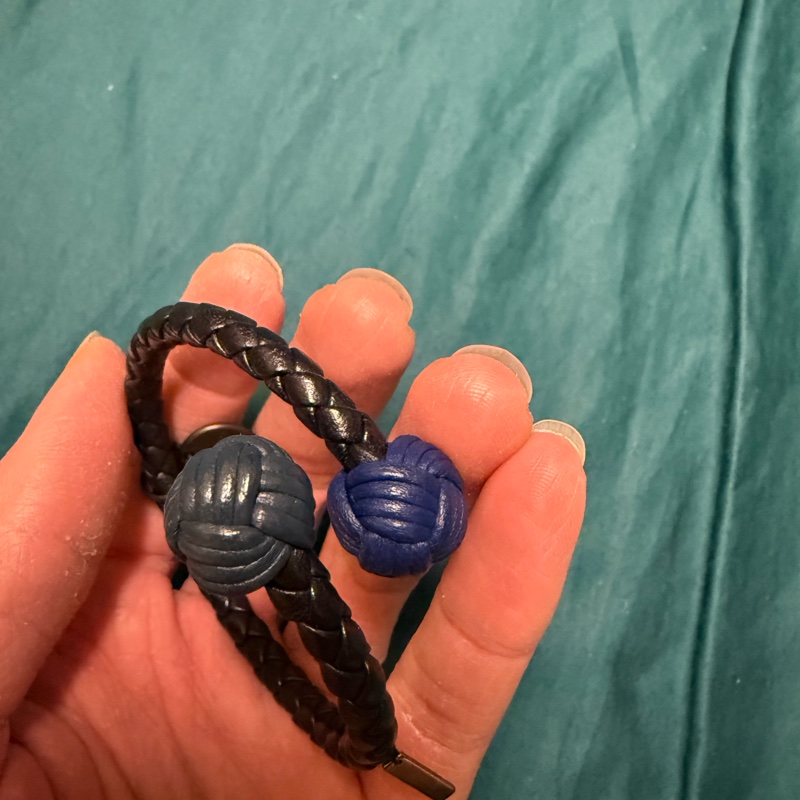 BOTTEGA VENETA 雙色編織手環-2