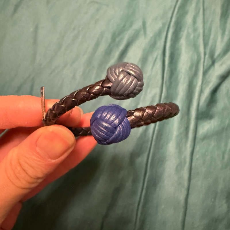 BOTTEGA VENETA 雙色編織手環-4