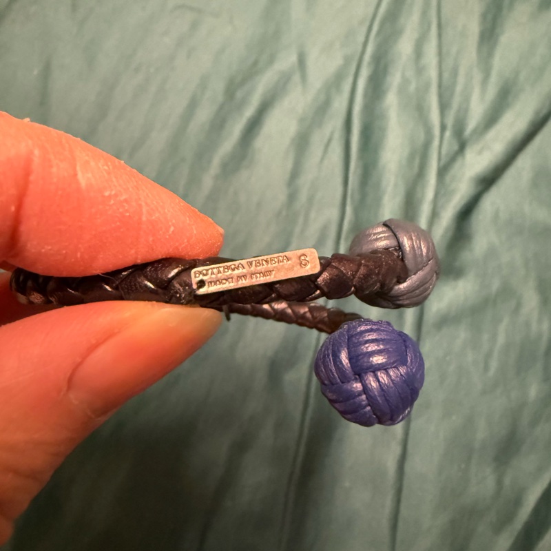 BOTTEGA VENETA 雙色編織手環-6