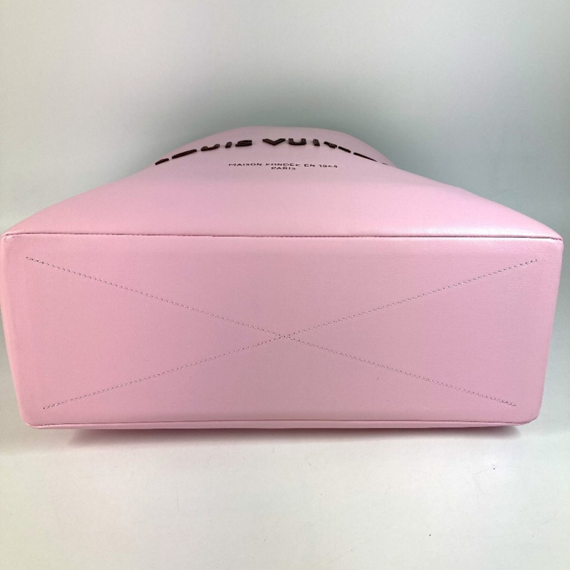 路易威登 M15273 購物手提包 MM，單肩包，男女通用兩用包，糖果粉色-3