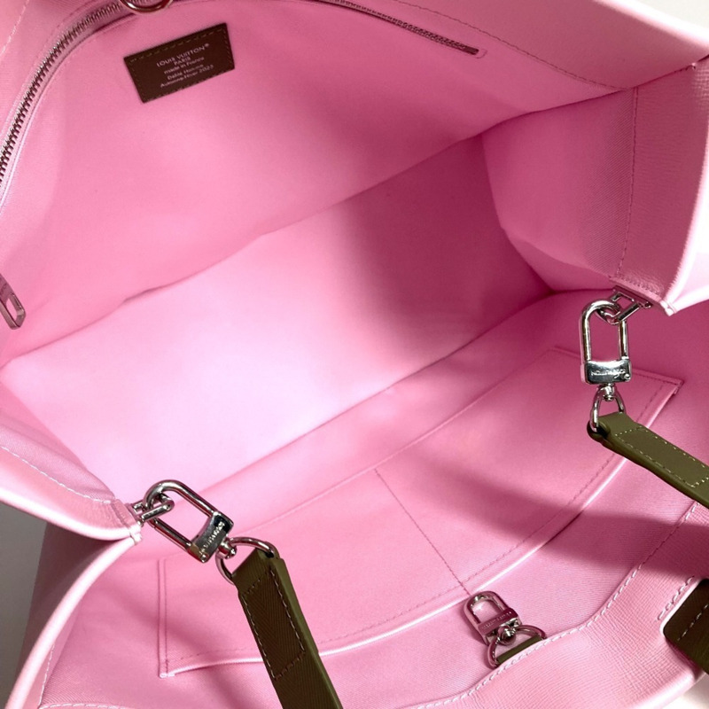 路易威登 M15273 購物手提包 MM，單肩包，男女通用兩用包，糖果粉色-10