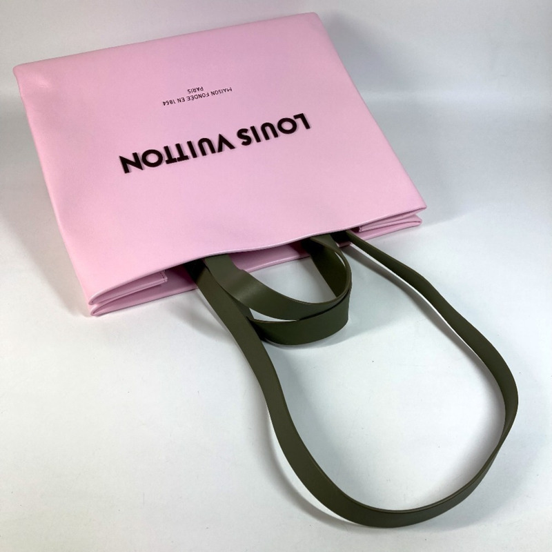 路易威登 M15273 購物手提包 MM，單肩包，男女通用兩用包，糖果粉色-11