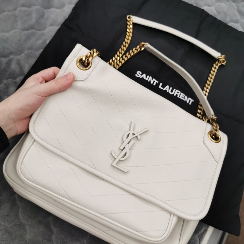 Ysl Niki白金中號 新款 #近新閒置 #專櫃原價🔟多萬 #全網最低💰 #賠出割愛-1