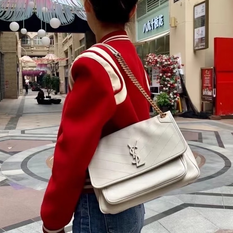 Ysl Niki白金中號 新款 #近新閒置 #專櫃原價🔟多萬 #全網最低💰 #賠出割愛-3