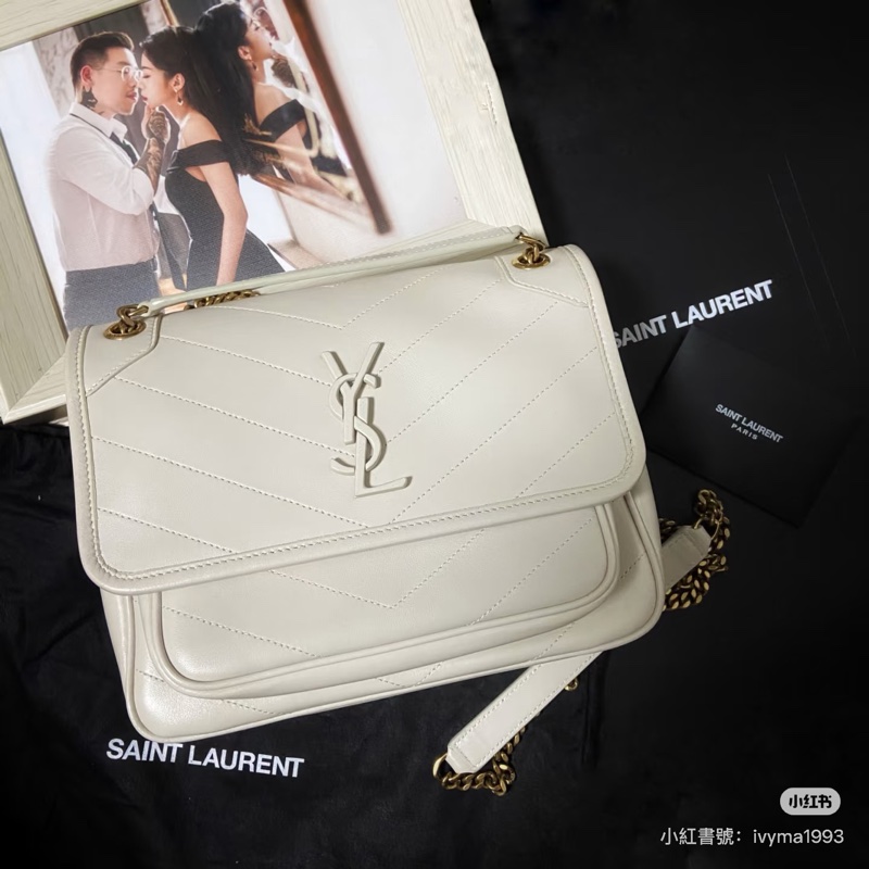 Ysl Niki白金中號 新款 #近新閒置 #專櫃原價🔟多萬 #全網最低💰 #賠出割愛-4