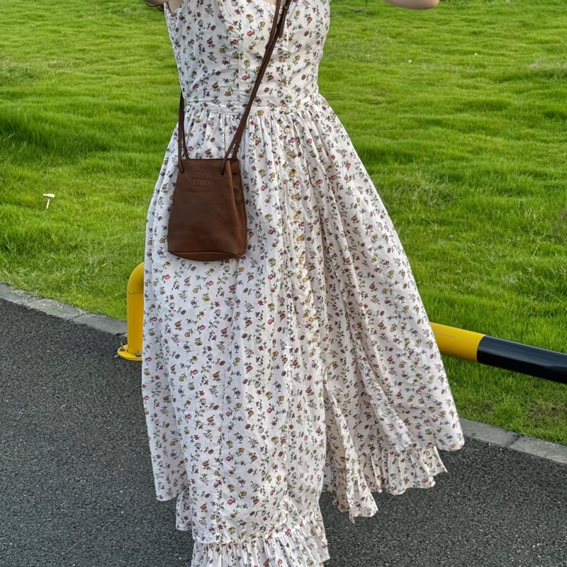 #大全配🈶台灣購證 #全新🉑送禮 Miumiu焦糖棕水桶斜挎包-5