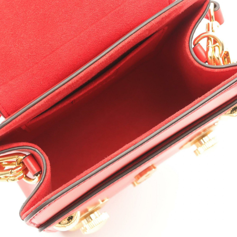 路易威登 S Lock Bag XL 手提包，皮革，女士，紅色，M82215-2