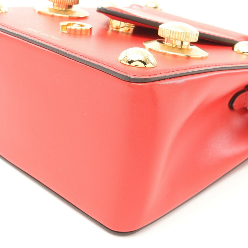 路易威登 S Lock Bag XL 手提包，皮革，女士，紅色，M82215-7