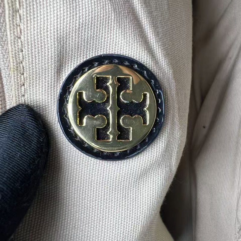 Tory Burch Ella 系列黑色尼龍托特包-5