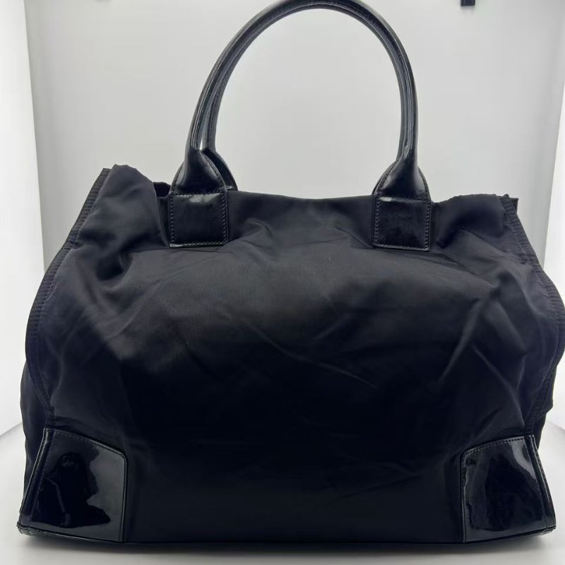 Tory Burch Ella 系列黑色尼龍托特包-8