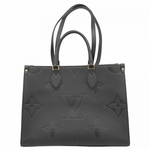 路易威登 Monogram Empreinte On the Go MM 手提包 M45595 黑色 2-Way 女士款
