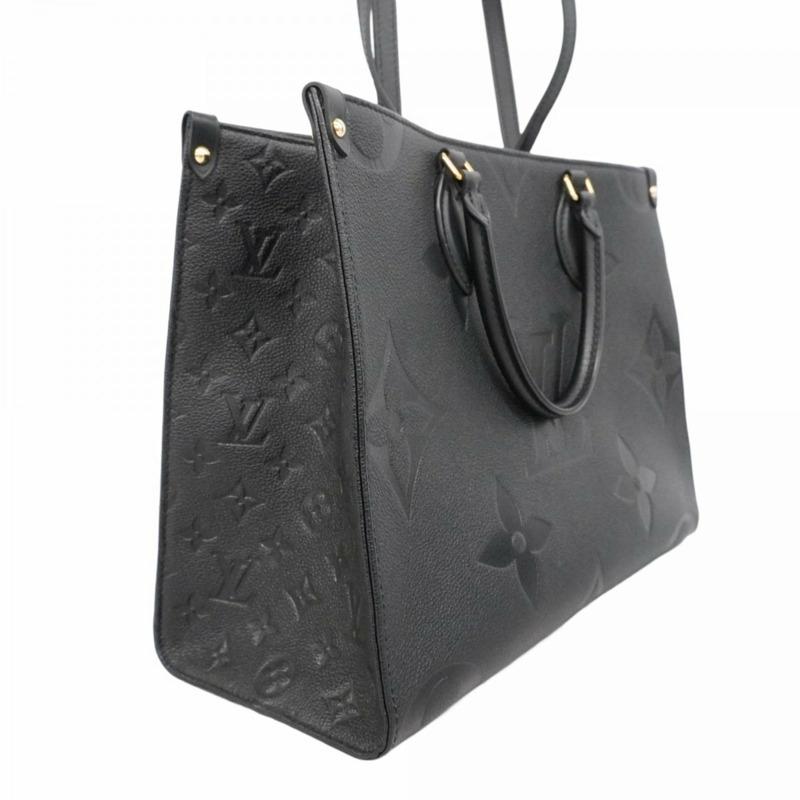 路易威登 Monogram Empreinte On the Go MM 手提包 M45595 黑色 2-Way 女士款-1