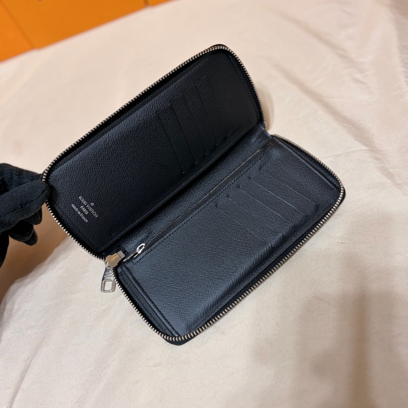 🔥經典實用 LV 路易威登 Louis Vuitton 黑棋盤格10卡拉鏈中夾-3