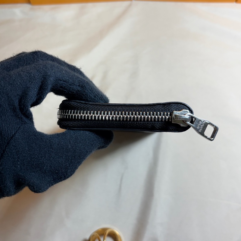 🔥經典實用 LV 路易威登 Louis Vuitton 黑棋盤格10卡拉鏈中夾-6