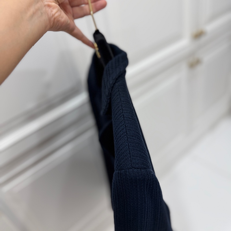 CHANEL 香奈兒 深藍 短大衣 大衣 西外 西裝外套 夾克 外套-9