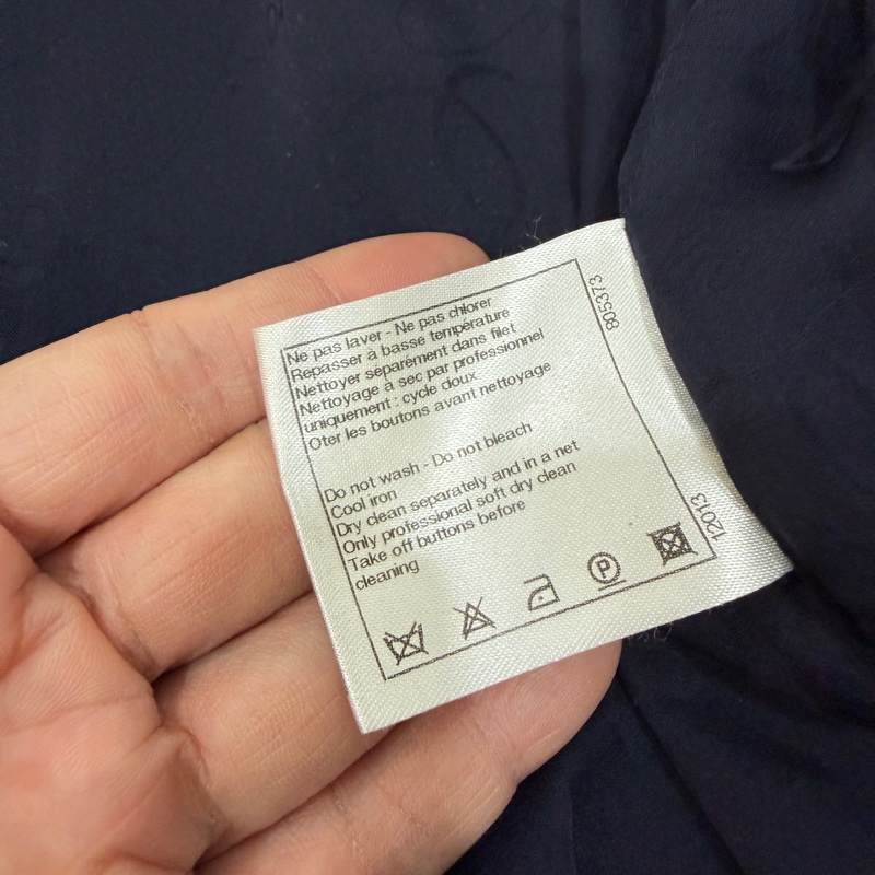 CHANEL 香奈兒 深藍 短大衣 大衣 西外 西裝外套 夾克 外套-27