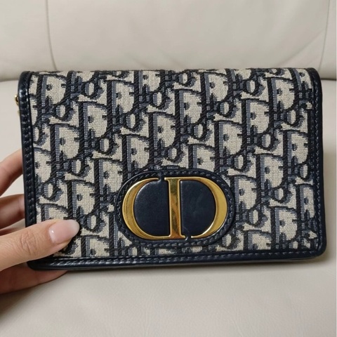 Dior老花 蒙田二合一 斜挎包腰包
