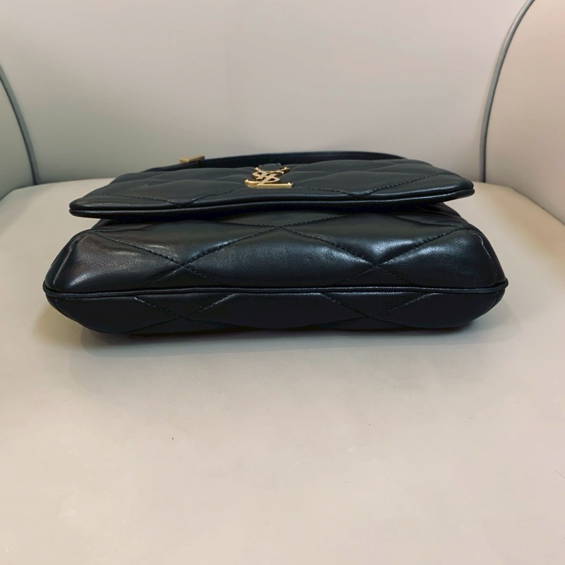 Rose同款❤️🔥氣場全開😎Ysl聖羅蘭黑金LE57腋下包手提單肩包-13