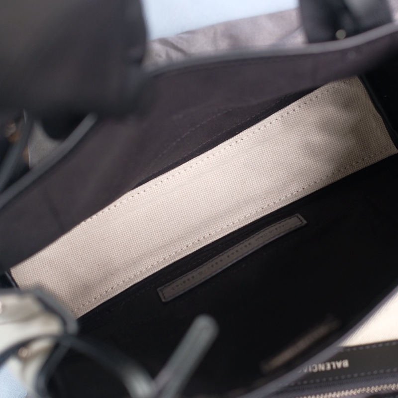 Balenciaga navy cabas 帆布子母包-13