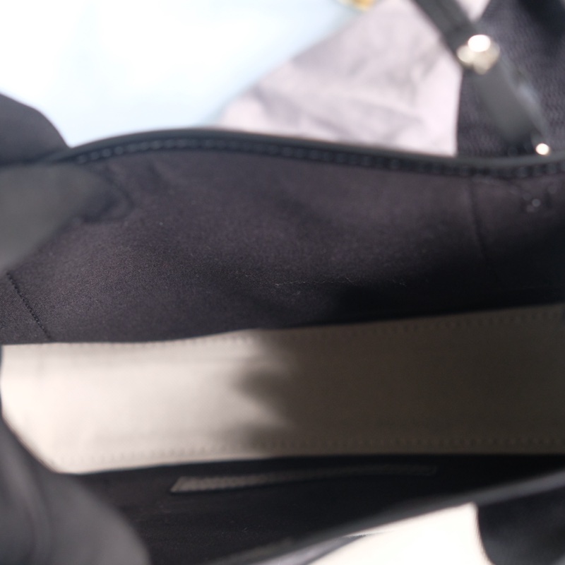 Balenciaga navy cabas 帆布子母包-16