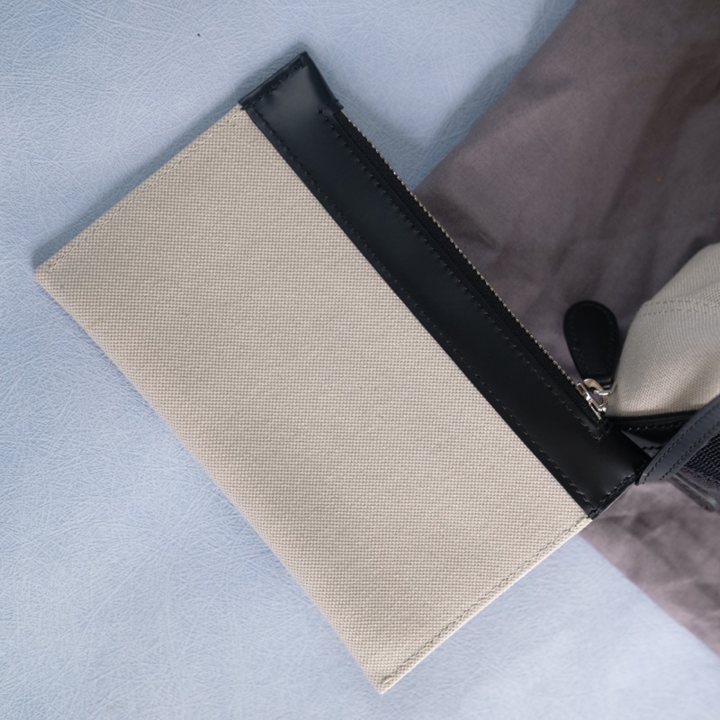 Balenciaga navy cabas 帆布子母包-22