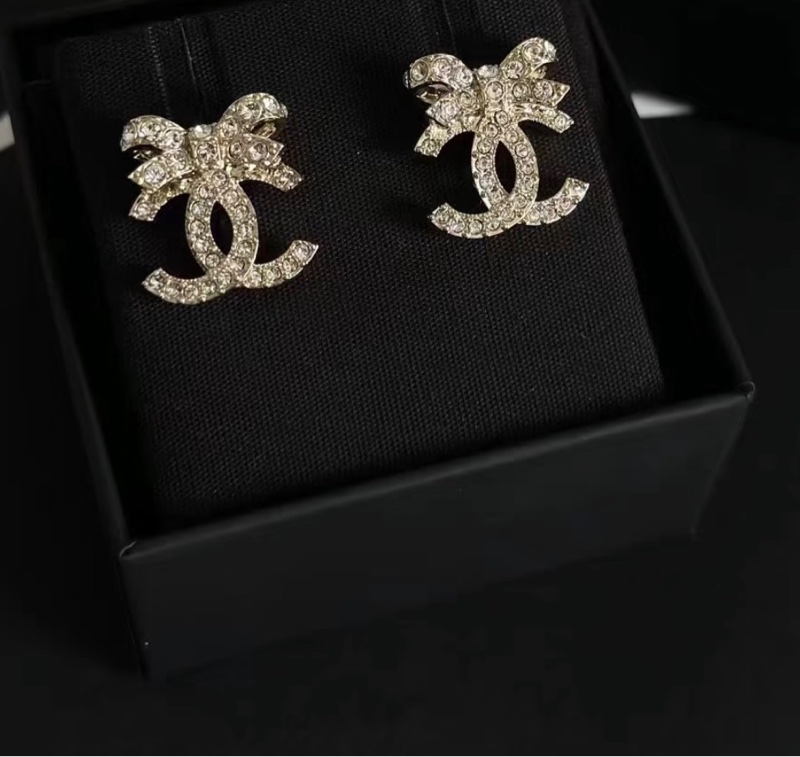 Chanel 香奈兒 23S蝴蝶結耳環-4