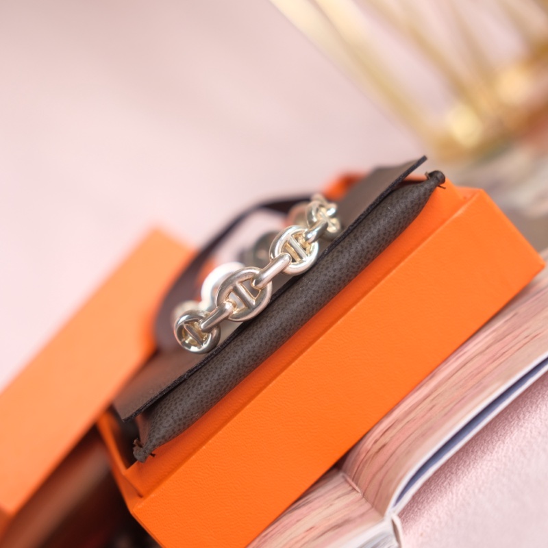 Hermes 豬鼻 銀手鐲-10