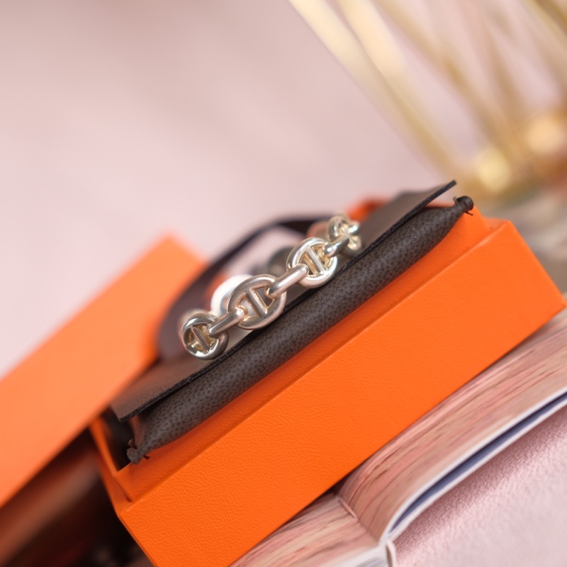 Hermes 豬鼻 銀手鐲-11