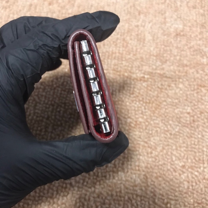 愛馬仕 Hermès Bearn H 鑰匙包｜紅色 Epsom｜銀扣 6掛勾-3